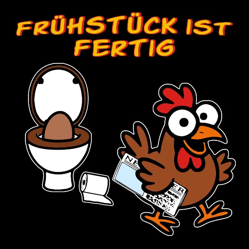 Chicken Makes Breakfast Funny Chickens