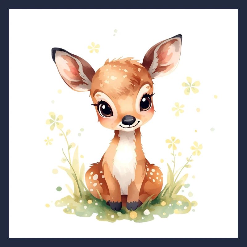 Mignon bébé cerf