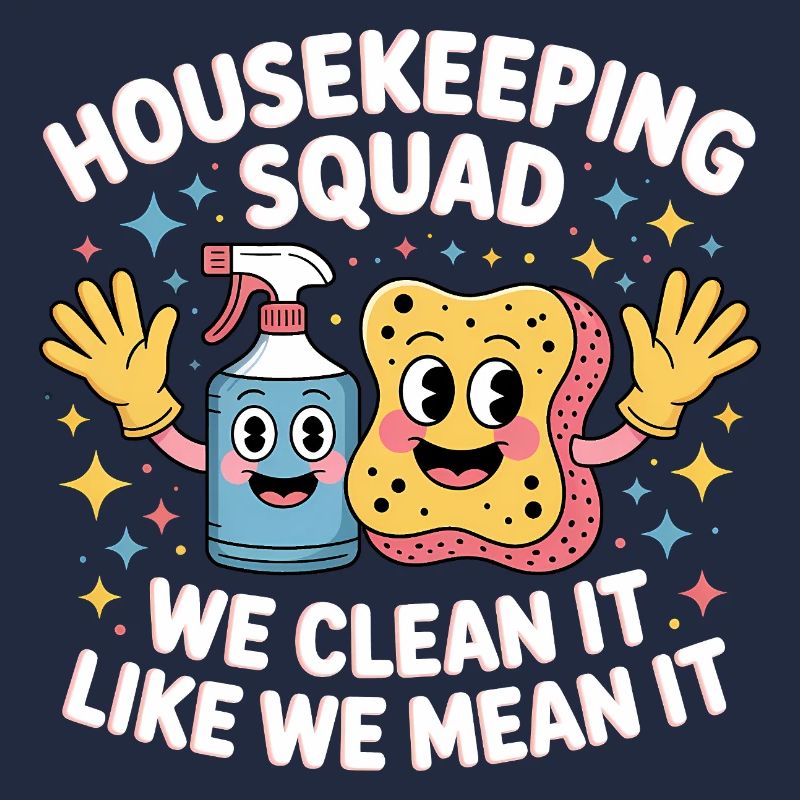 Funny Cleaning Design
