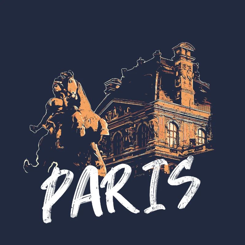 Paris architecture et statue