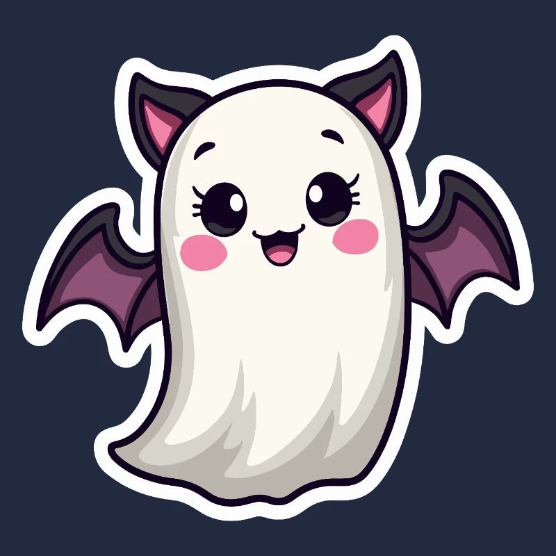 Halloween Bat Ghost