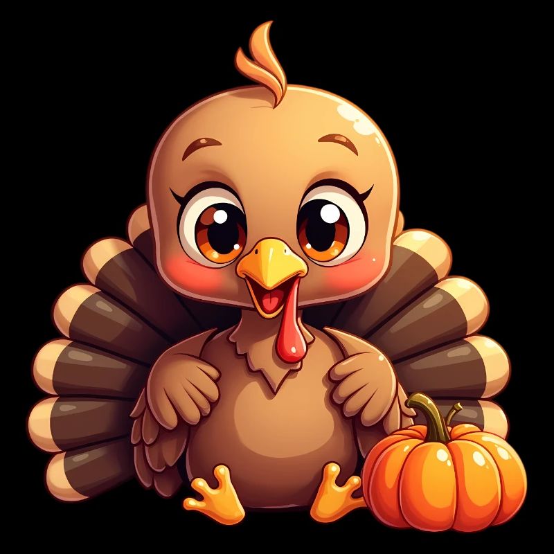 Bébé dinde de Thanksgiving