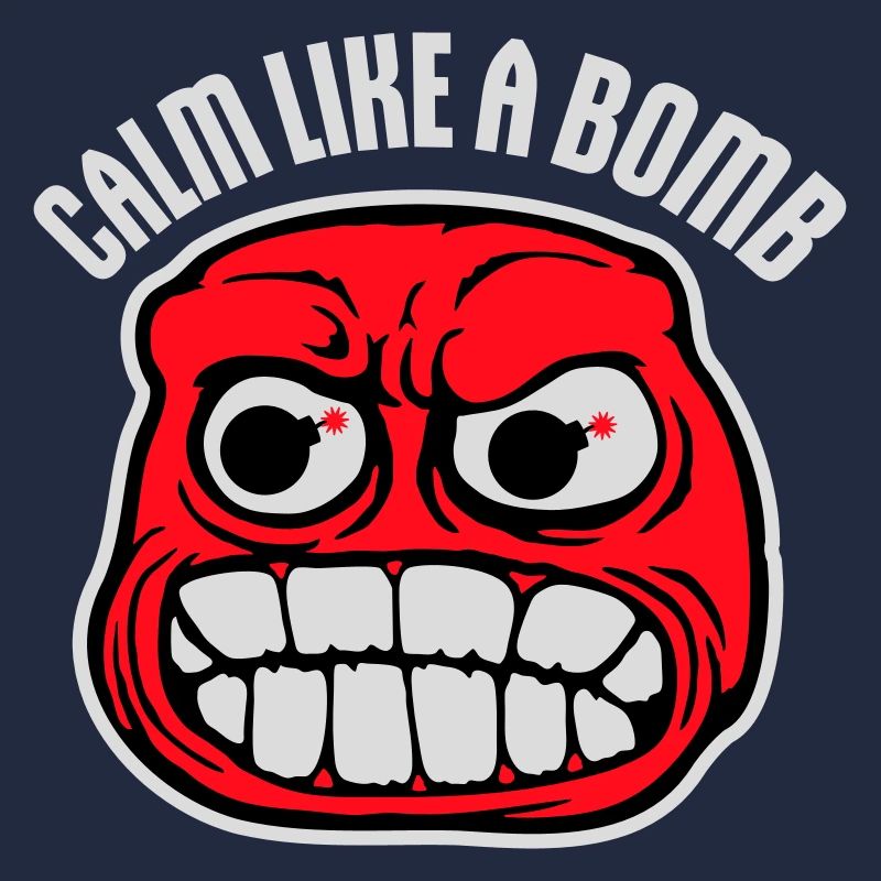 Calme comme une bombe Paradoxe Ironie Humour Blague explosive