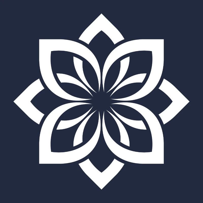 Mandala Fleur Blanche Chogan