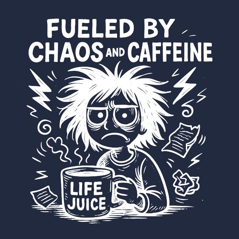 fueled by caffeine fun