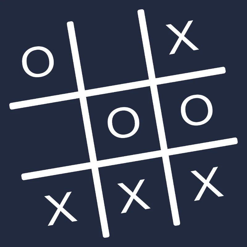 Minimalistisches Tic Tac Toe Grid