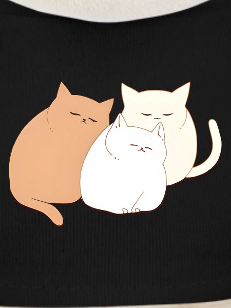 3 sleeping cats