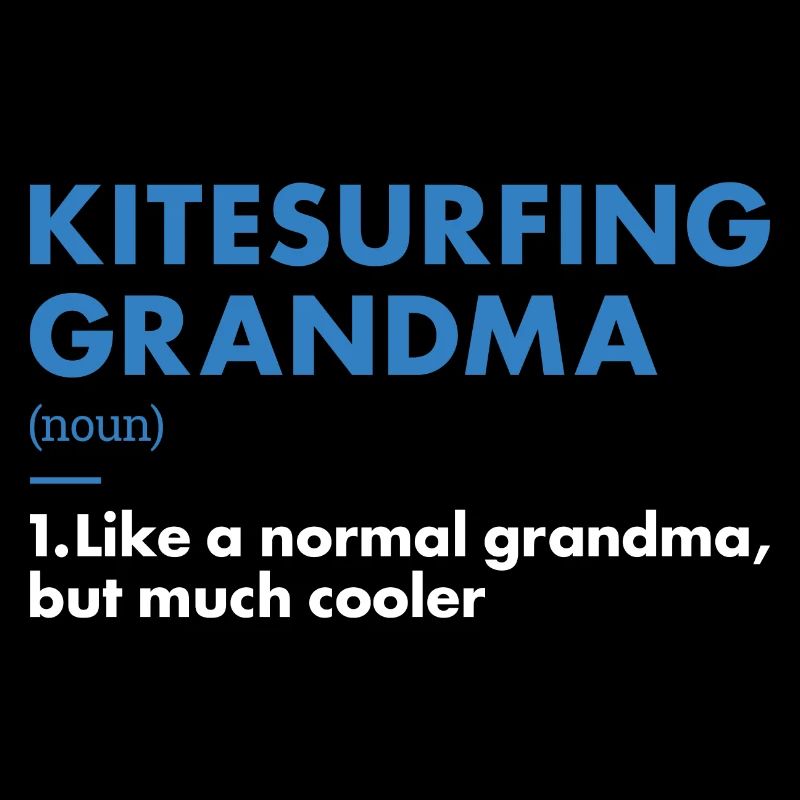Sport Grand-mère Kitesurf