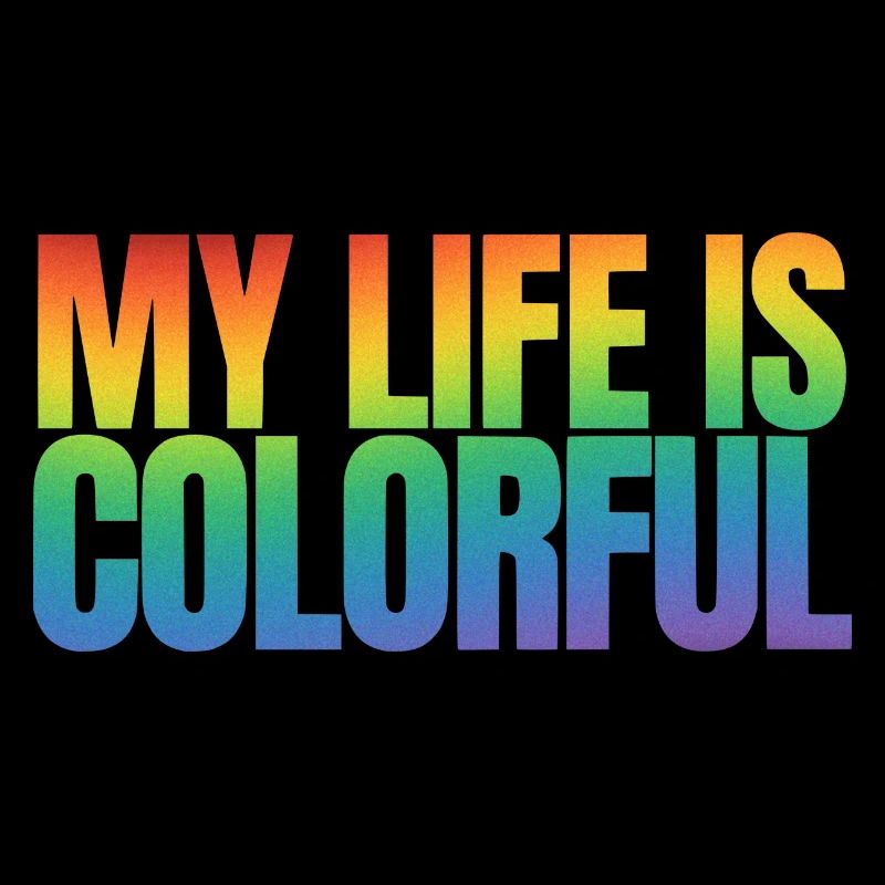 Ma vie est colorée