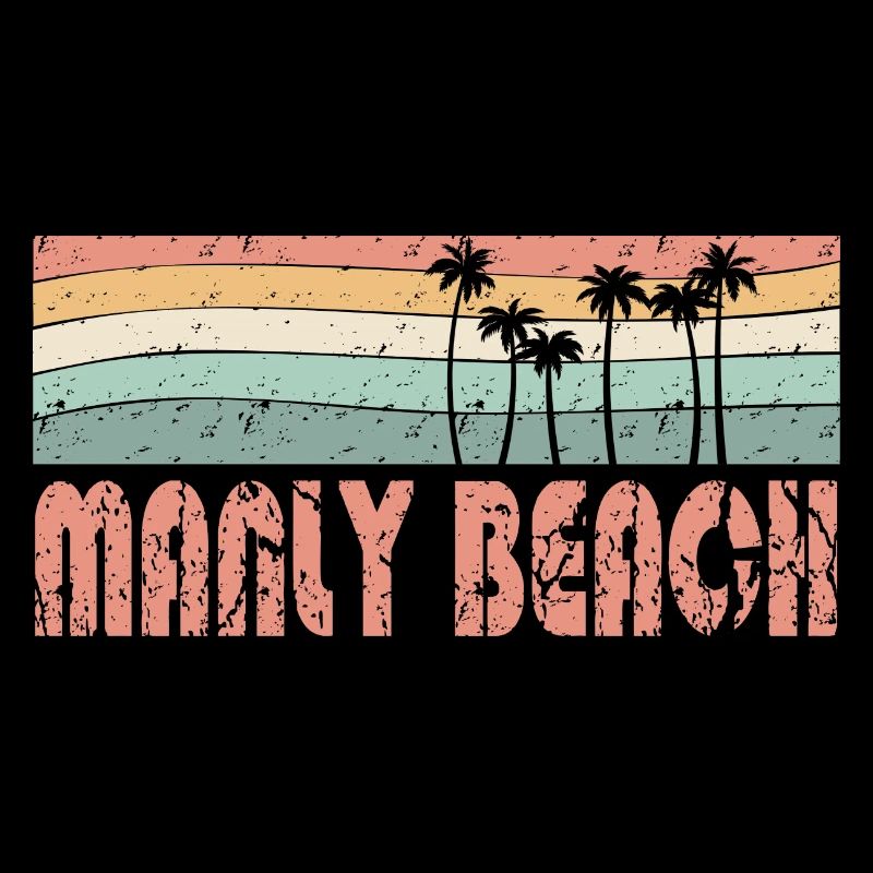 MANLY BEACH style rétro