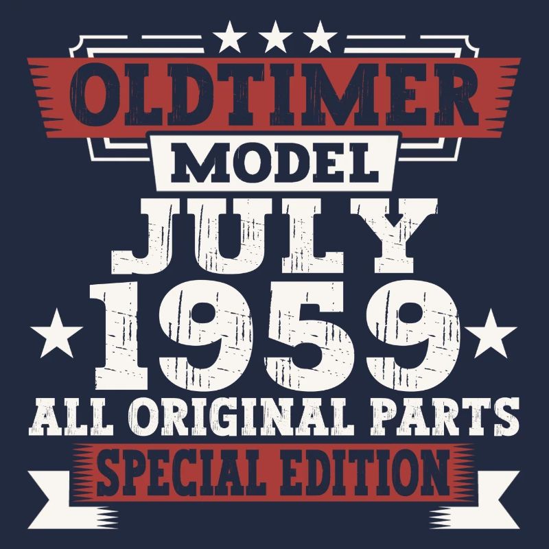 Oldtimer Juli 1959 63. Geburtstag Geschenk Herren