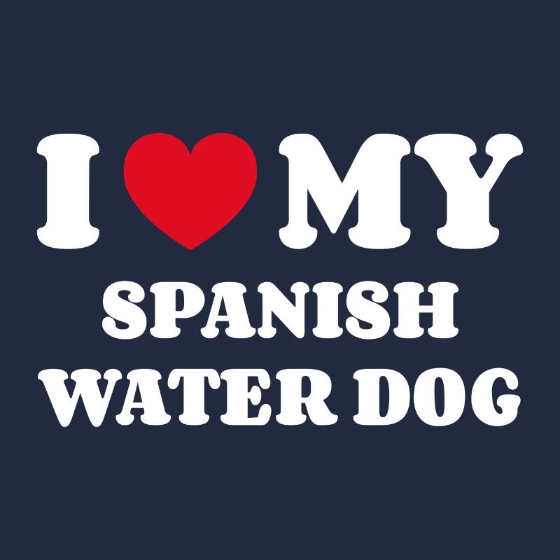 J’aime mon chien d’eau espagnol
