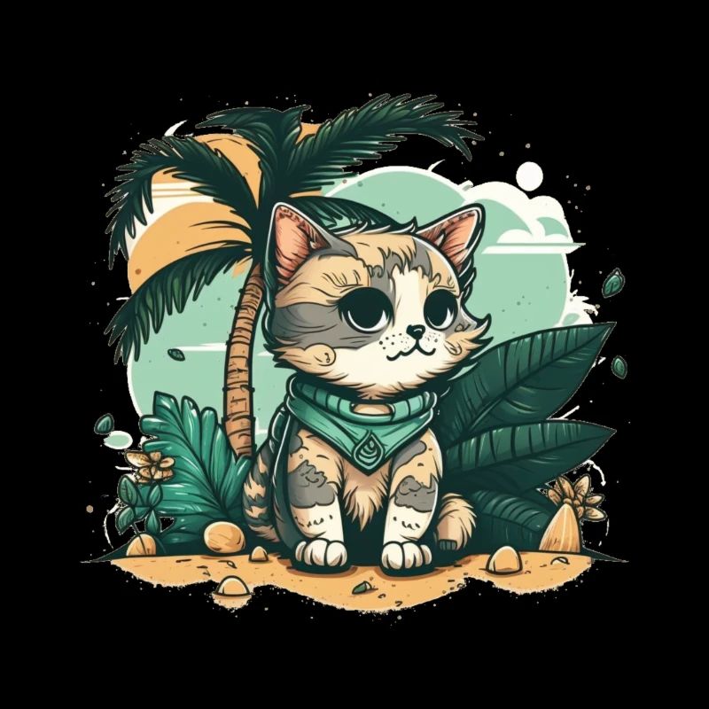 Mignon chat tropical 3