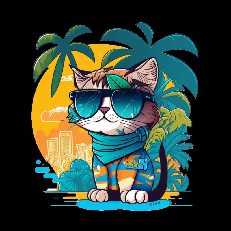 Mignon chat tropical 4