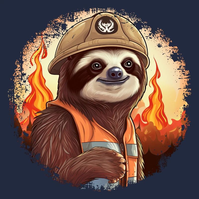 Firefighter Sloth