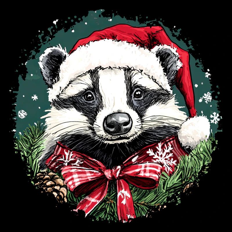 Christmas Badger