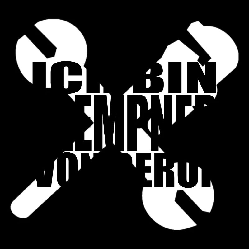 Ich bin Klempner von Beruf