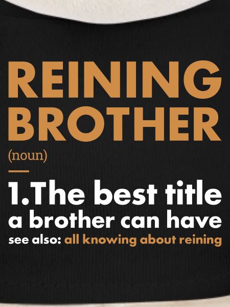 Reiner Brother Definition Reining