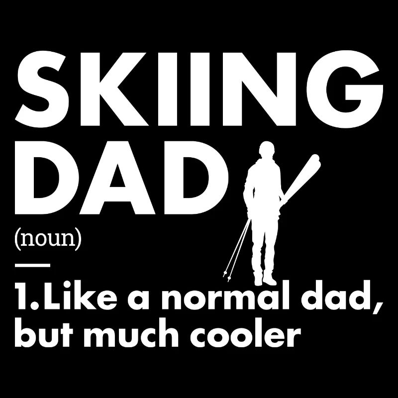 Sport Dad Skiing
