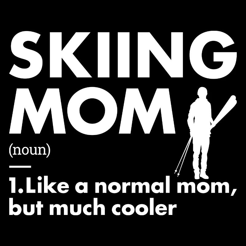 Sport Mom Skiing