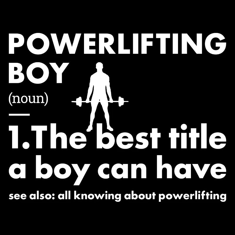 Sport Boy Powerlifting