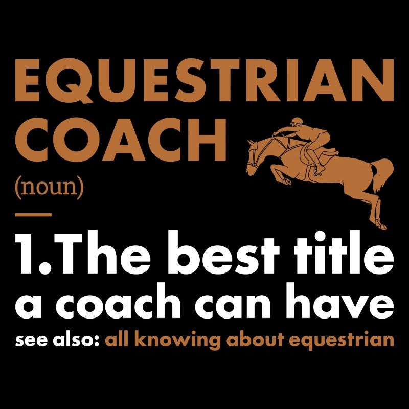 Coach sportif Définition Équitation
