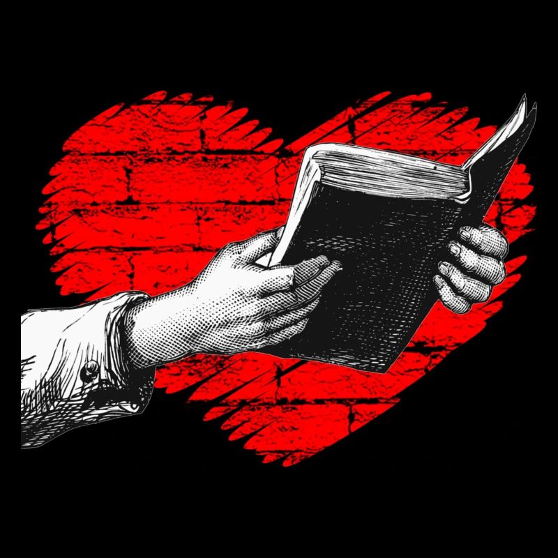 Bücher lesen Herzen