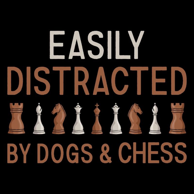Chess Player Easily Distracted By Dogs And Chess