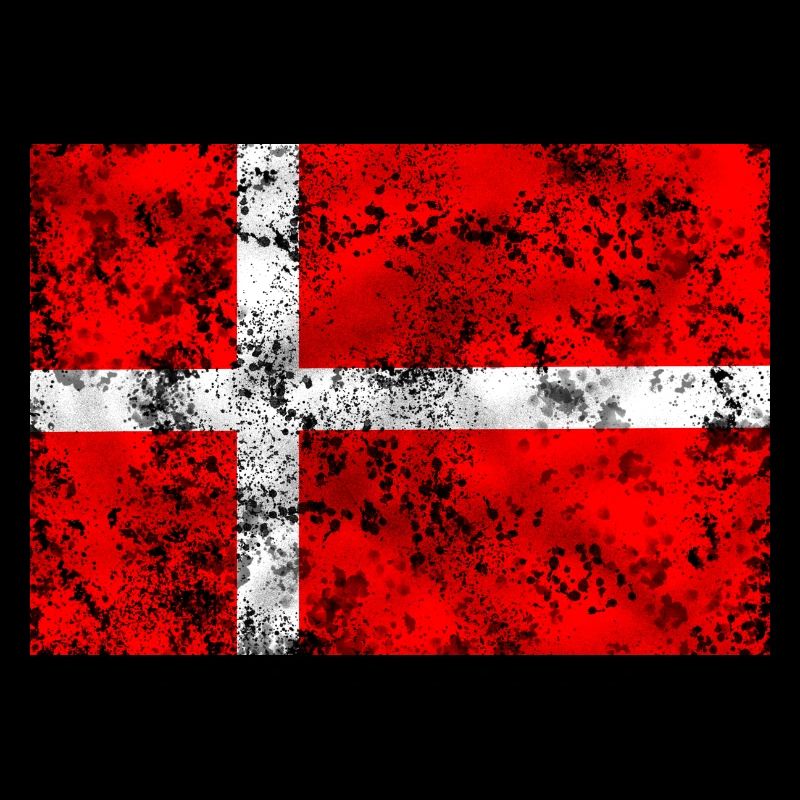 Drapeau du Danemark Vintage