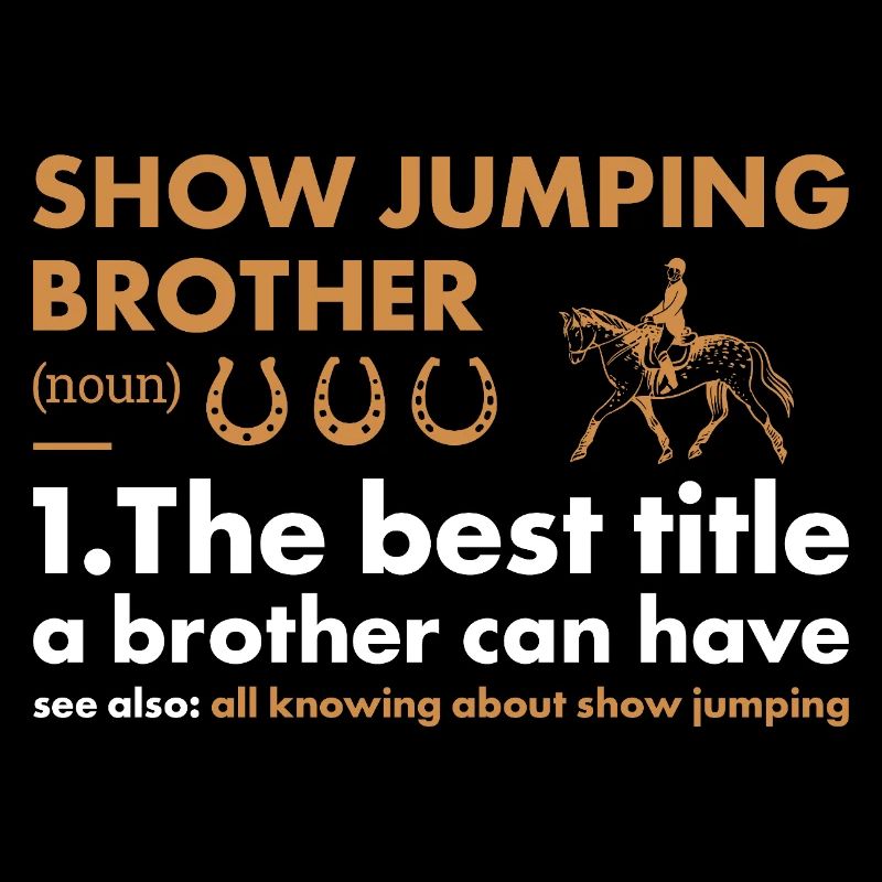 Jumper Brother Definition Show Jumping