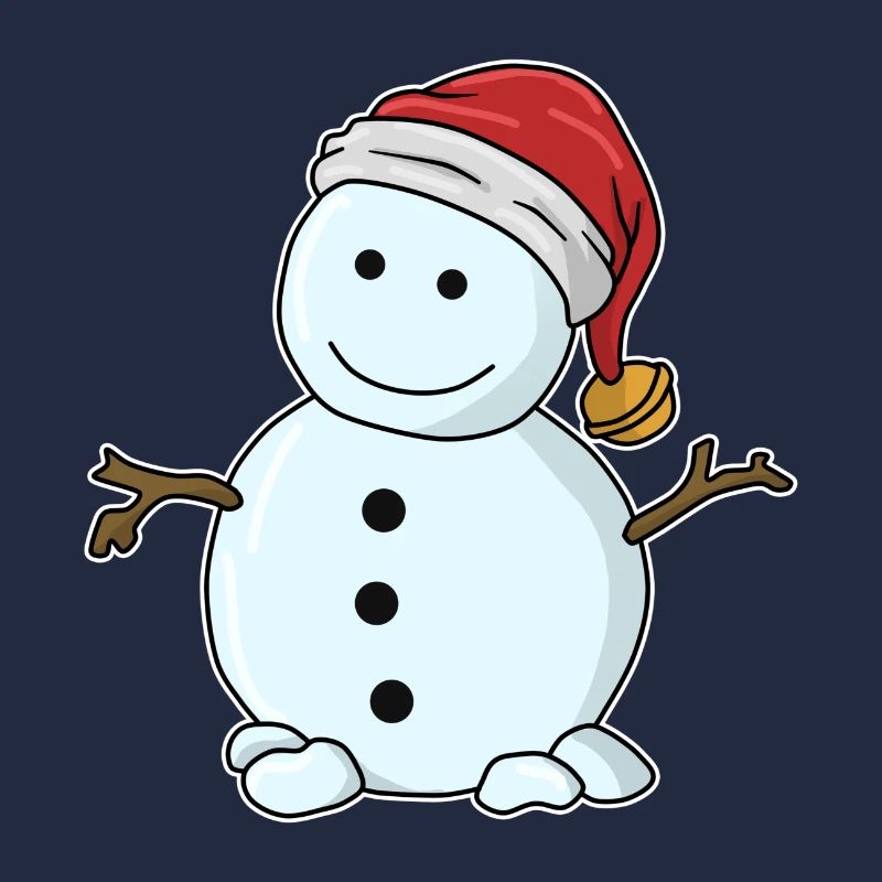 Snowman without a nose