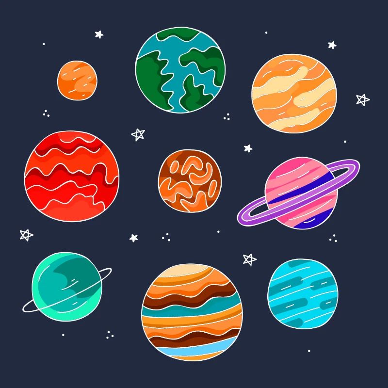 Système solaire avec les planètes Univers du système solaire