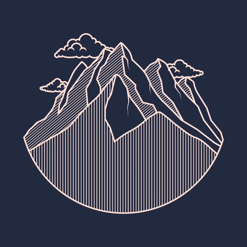 Montagnes minimalistes