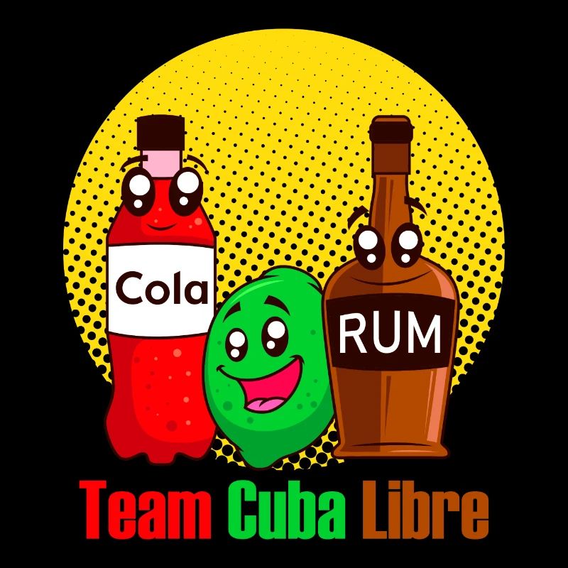 Team Cuba Libre Rhum Cola Party Boisson boisson