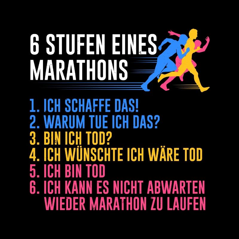 6 niveaux d’un coureur de marathon de course