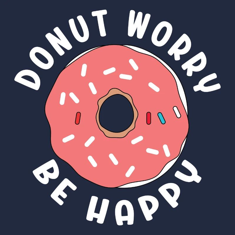 Donut Sorge Sei glücklich