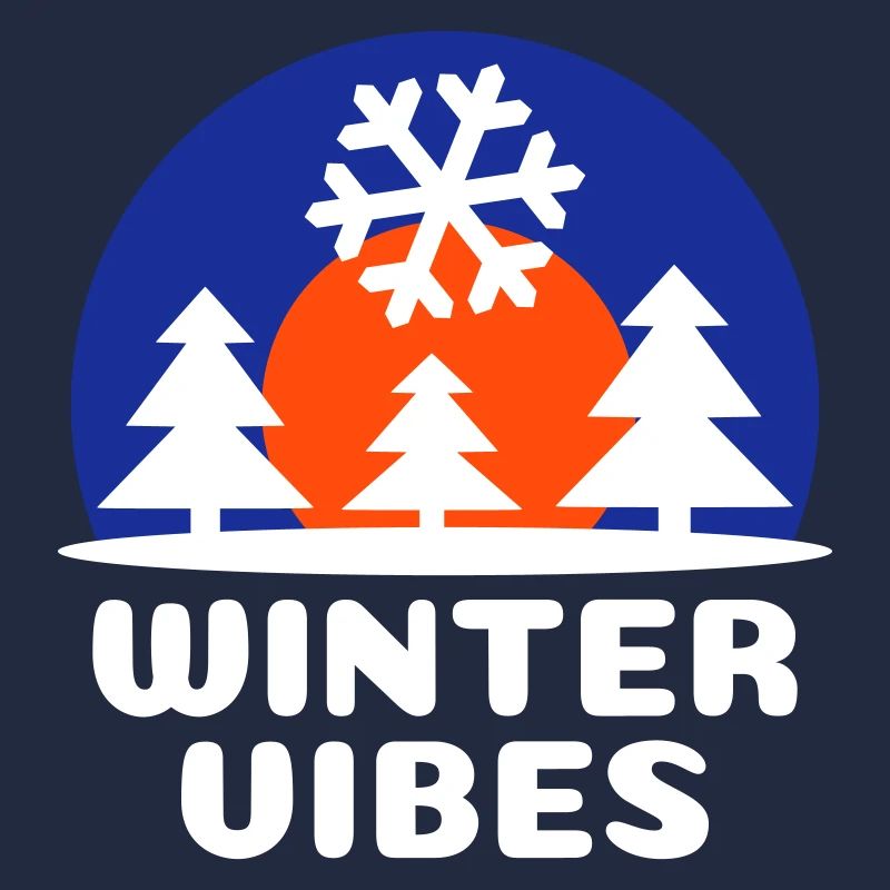 Ambiance hivernale (soleil, voûte céleste, flocon de neige)