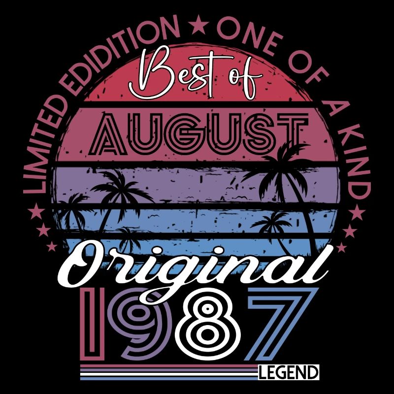 Original Août 1987 35th Birthday Gift Fun