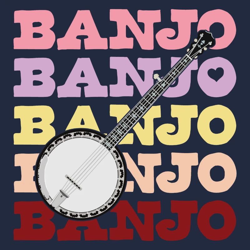 Banjo Candy Farben mit Bluegrass Resonator Banjo