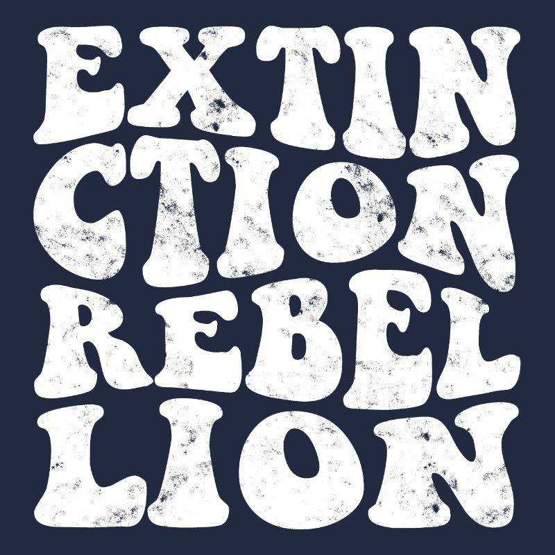 Extinction Rebellion Rétro blanc