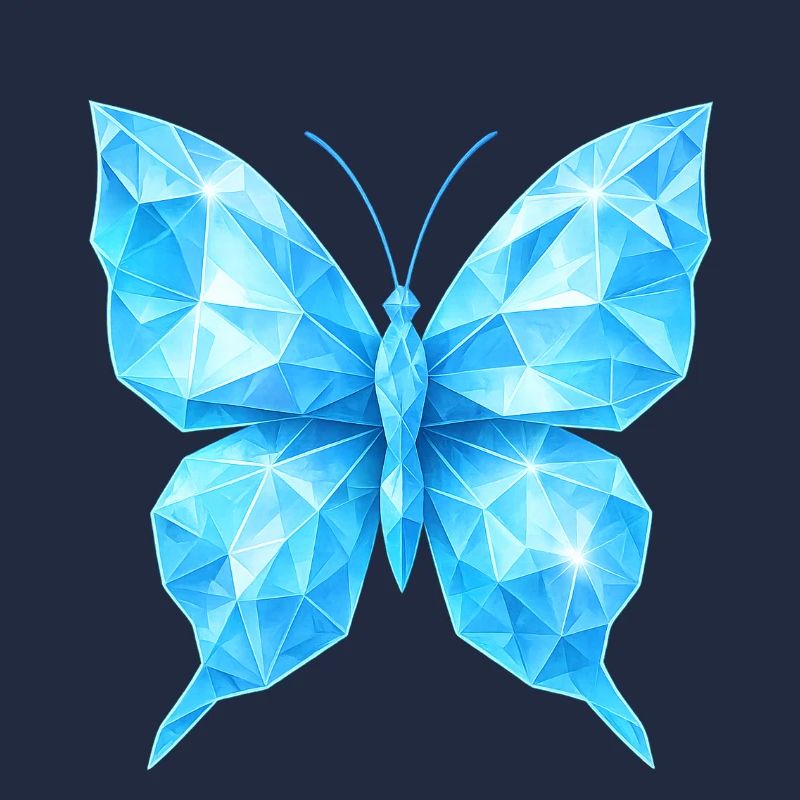 Diamond Butterfly | Geometric elegance