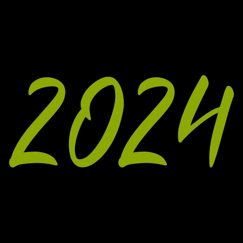 2024 Réveillon du Nouvel An vert