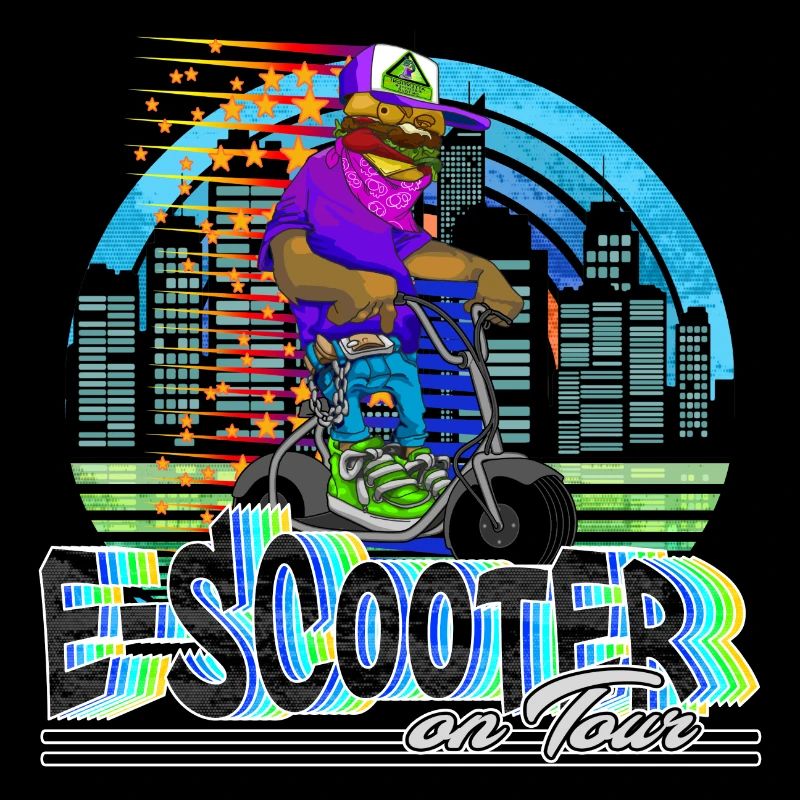 Escooter Electricscooter cool cheeseburger tour