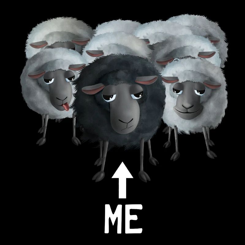 Doux mouton - moi le mouton noir