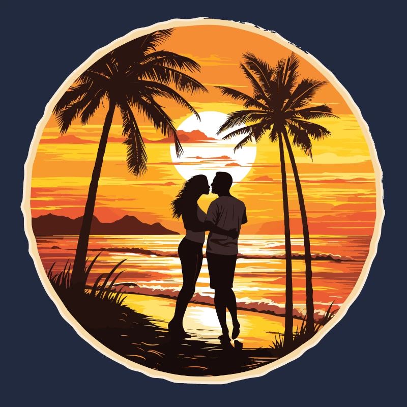 Beach, Island, Sea, Sunset