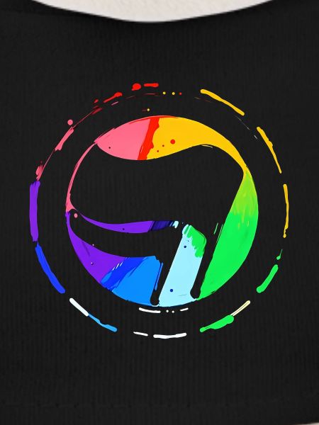 Rainbow Antifa Flag