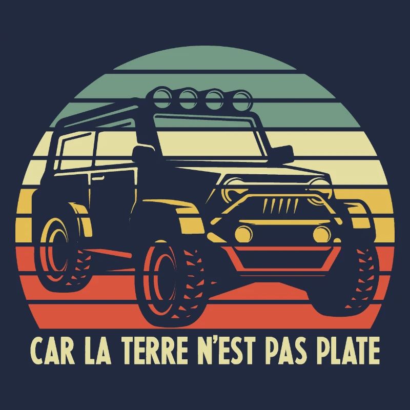 4x4 Rétro Coucher de soleil
