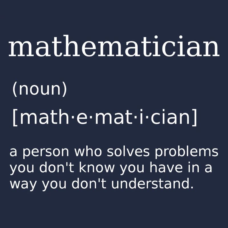 Mathématicien Math Math Nerd Professeur de mathématiques