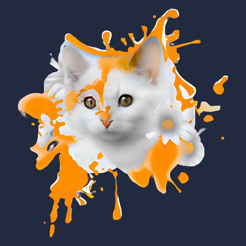 Blumen-Katze