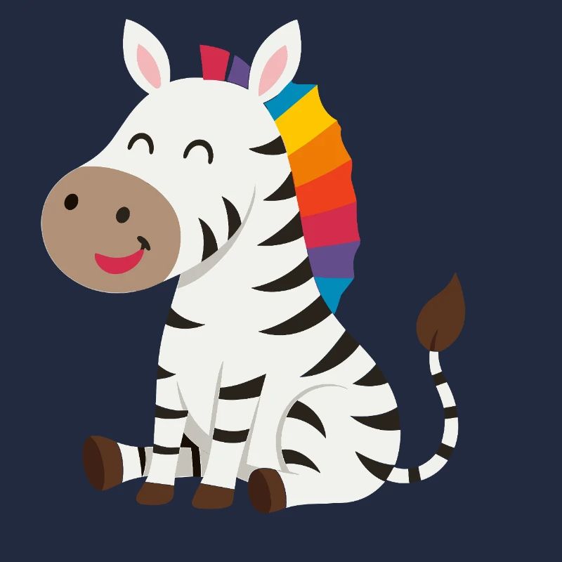 Süßes Zebra Design